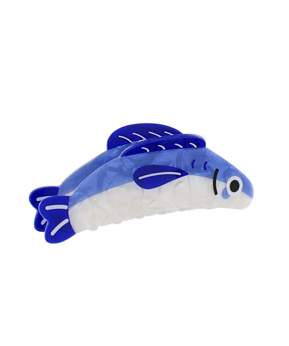 Sardine Hair Claw Clip - Blue