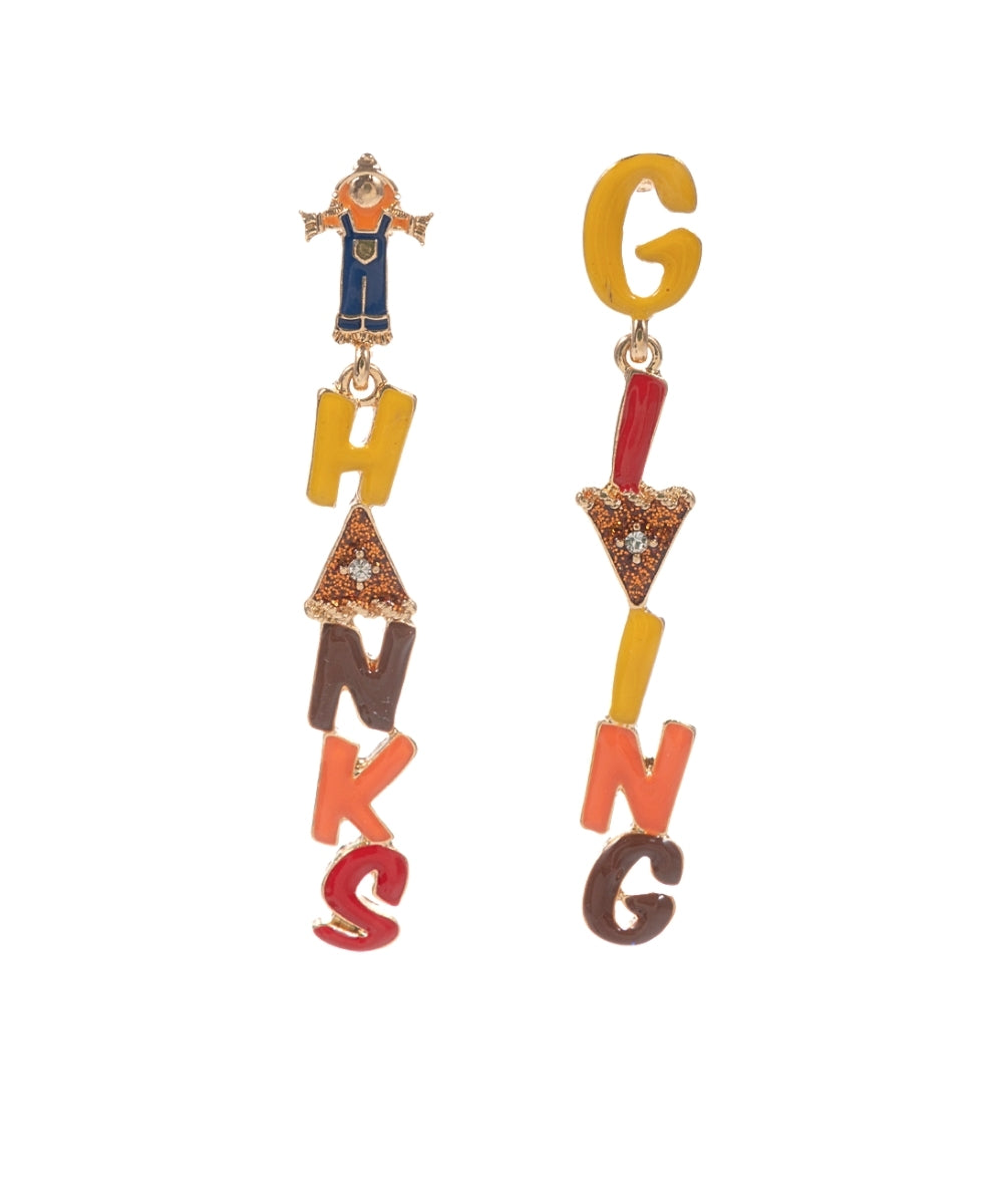 HANKSGIVING & Scarecrow Earrings - Multi
