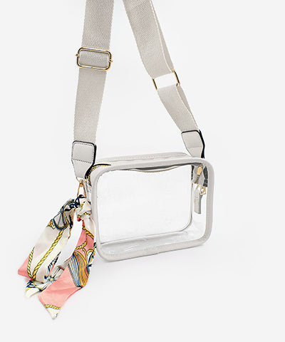 Small Flat Rectangular Bag Clear Mini Rectangle Bag