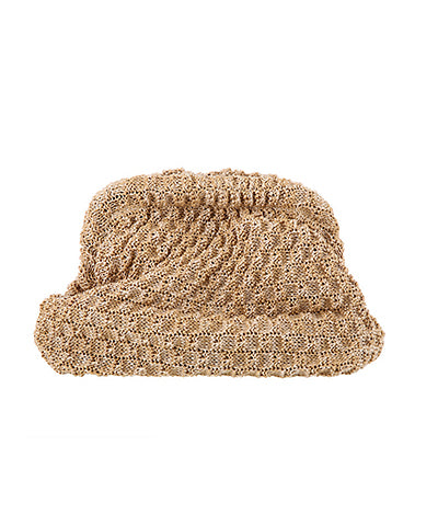Woven Straw Clutch