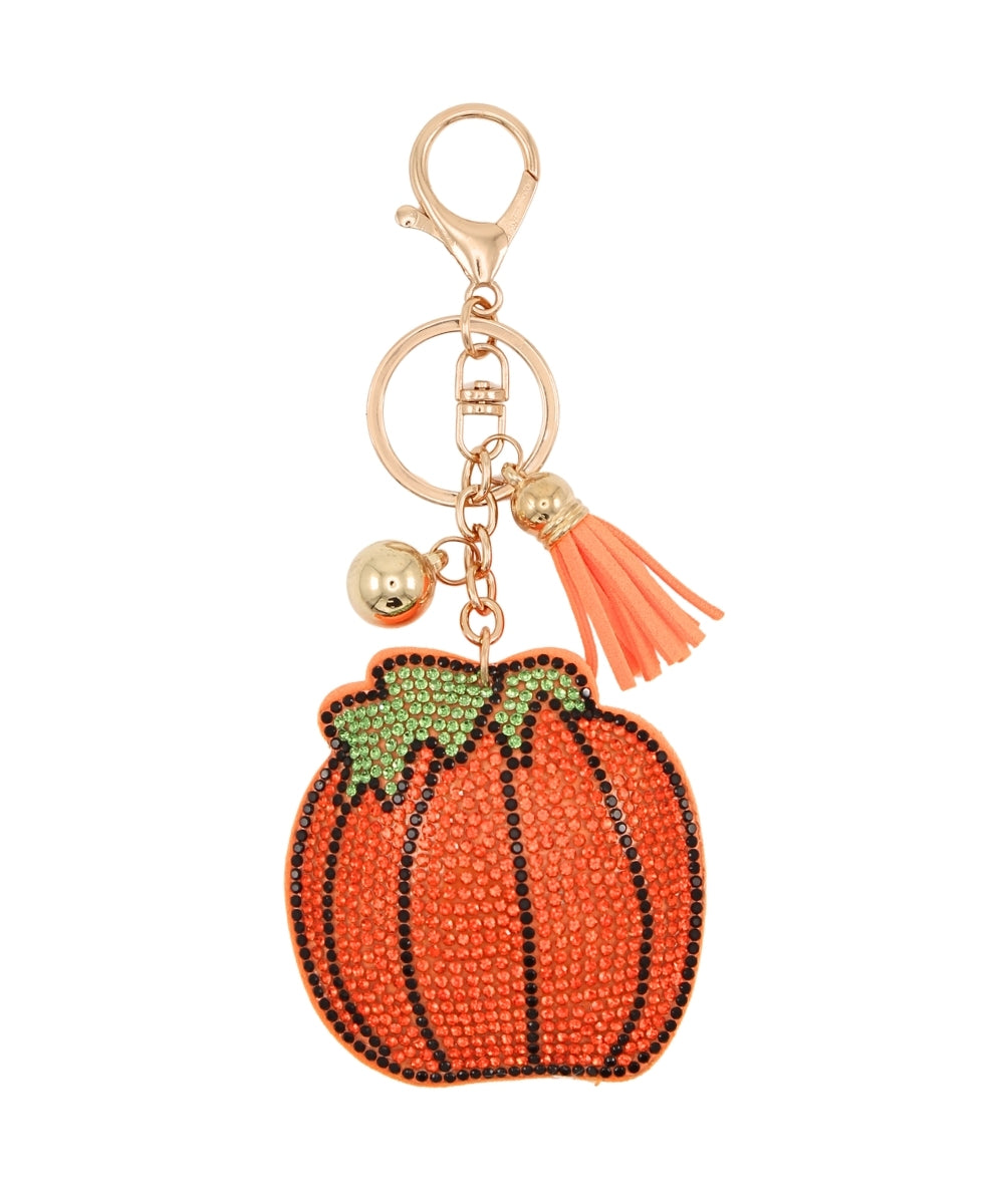 Thanksgiving Pumpkin Keychain - Orange