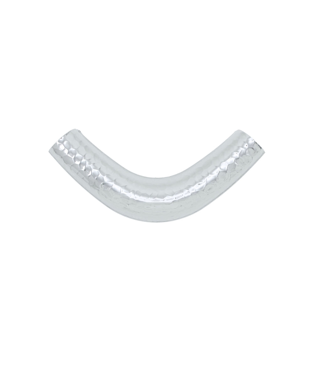 V Shape Scarf Enhancer - Rhodium