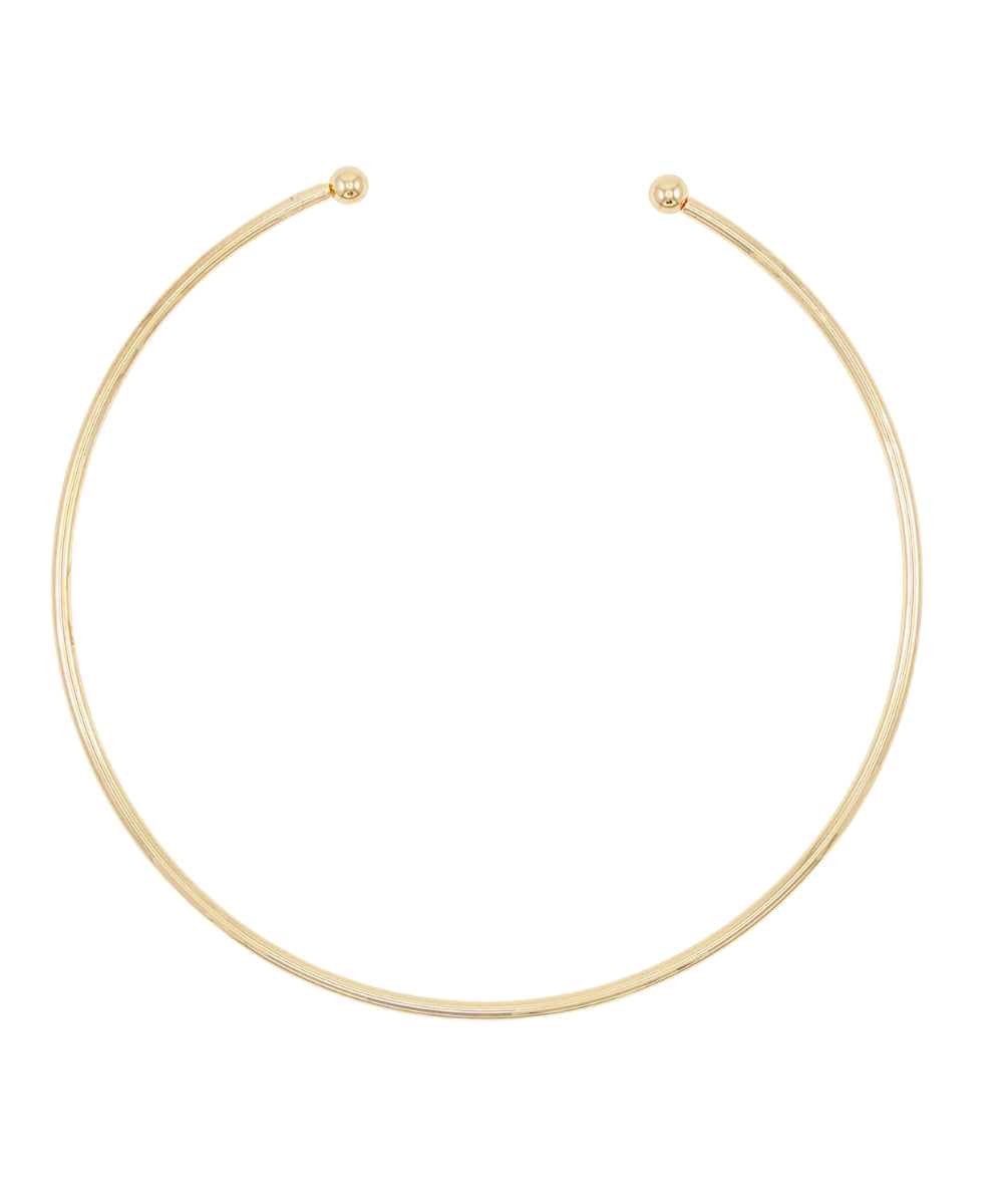 End Ball Choker - Gold