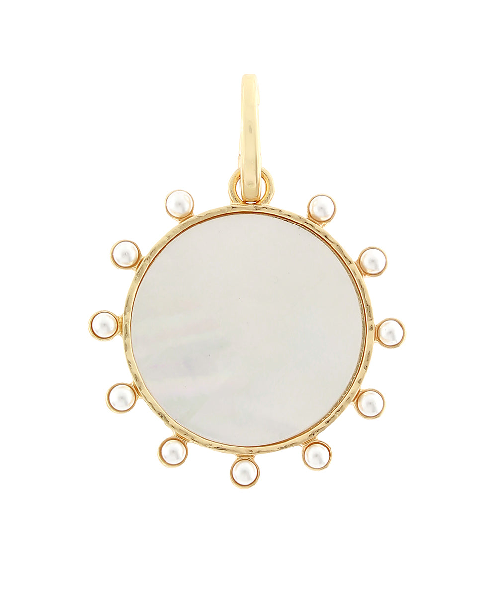 Dotted Big Round Pendant